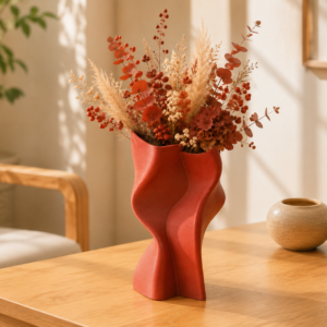 Vase moderne spirale